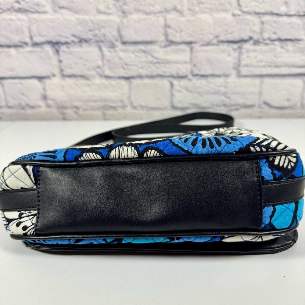 Vera Bradley Crosstown Crossbody Blue Bayou Black - Picture 10 of 14
